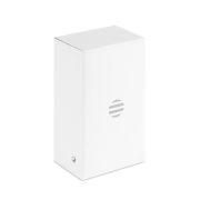 ventilateur de bureau personnalisable avec lumière LED - Blanc