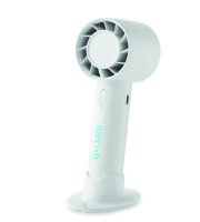 ventilateur portable personnalisable 2000 mAh - Blanc