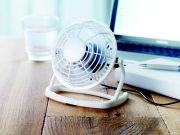 ventilateur publicitaire personnalisable ABS AIRY - Blanc - visuel variation