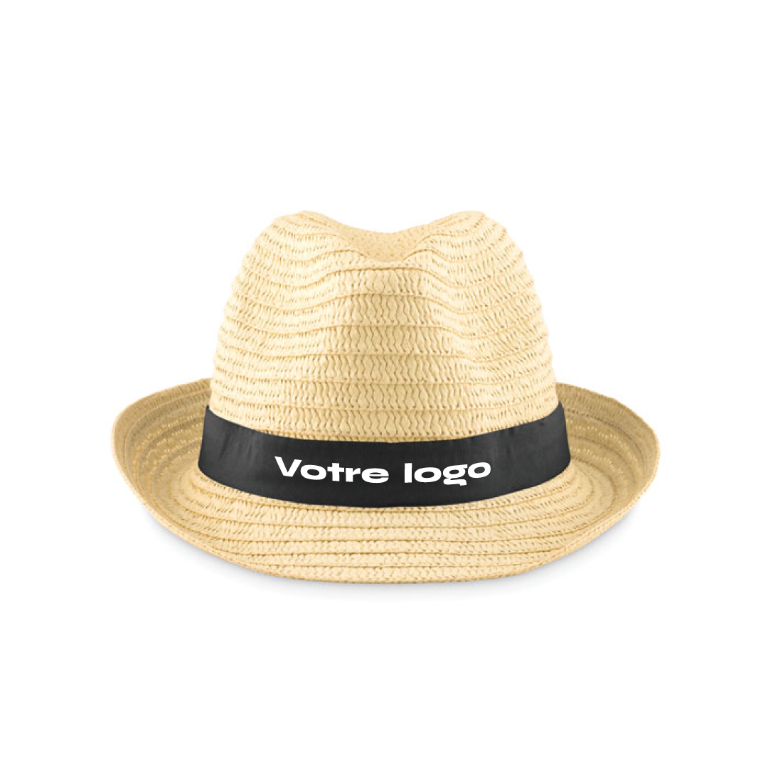 Chapeau-de-paille-personnalisable- Chapeau de paille personnalisable