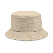 chapeau publicitaire personnalisable en paille BILGOLA+ - Beige - visuel variation