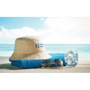 chapeau publicitaire personnalisable en paille BILGOLA+ - Beige - visuel variation