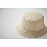 chapeau publicitaire personnalisable en paille BILGOLA+ - Beige - visuel variation