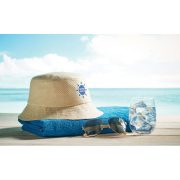 chapeau publicitaire personnalisable en paille BILGOLA+ - Beige - visuel variation
