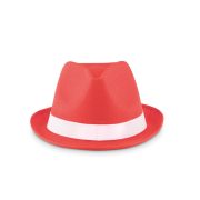 Chapeau publicitaire personnalisable en polyester "WOOGIE" - Rouge - visuel variation