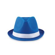 Chapeau publicitaire personnalisable en polyester "WOOGIE" - Bleu Royal - visuel variation